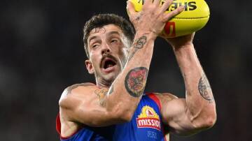 Concerns are held for Tom Liberatore after he collapsed in the Bulldogs' loss to Hawthorn. (James Ross/AAP PHOTOS)