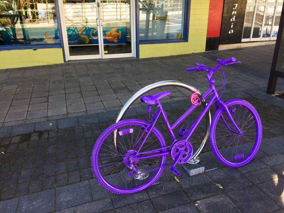 Purple bikes randomly appeared at Warners Bay. Now we know why. 