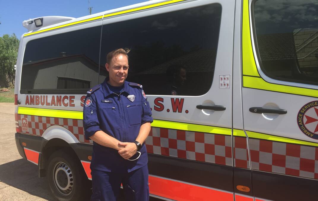 NEW ERA: Scone Ambulance Station's new station officer Mark Bell on Thursday.