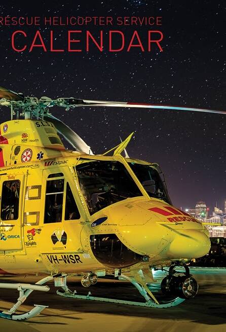 Rescue helicopter calendar.