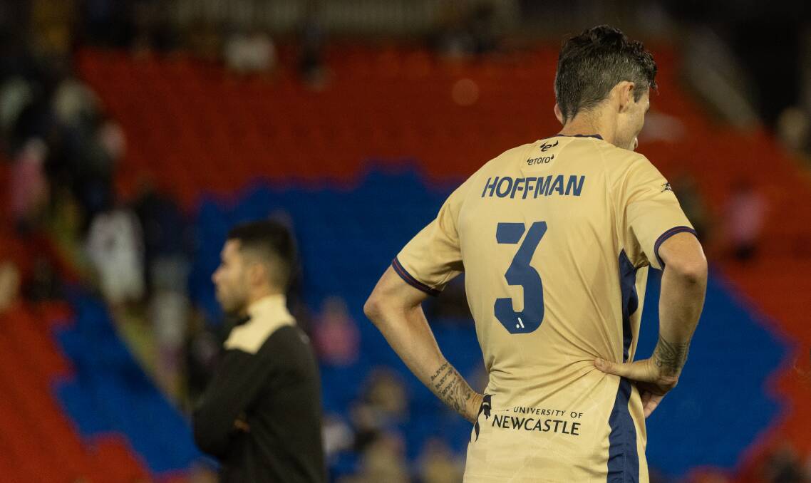 Jason Hoffman ponders his last full-time with the Jets. Picture by Jonathan Carroll