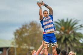The Hunter Wildfires struggled at the lineout in the 38-34 loss to Sydney University. Picture by Stewart Hazell