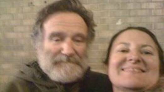 STARSTRUCK: Lisa Ogle's picture of Robin Williams in March 2011. 