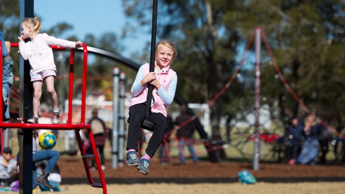 FUN FOR ALL: The new playground at Tarro was opened on the weekend.