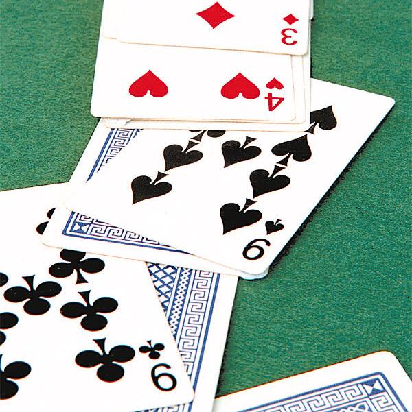 GAME ON: Play cards at Mayfield Senior Citizens Club on Tuesday.