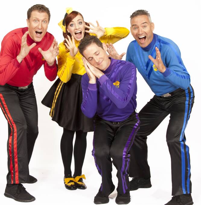 The Wiggles: Catch them at the Entertainment Centre on Tuesday.
