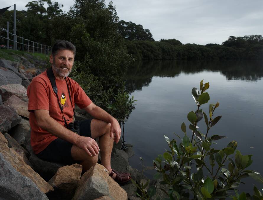 Times are changing: Throsby Creek bird watcher Tom Clarke. Picture: Max Mason-Hubers