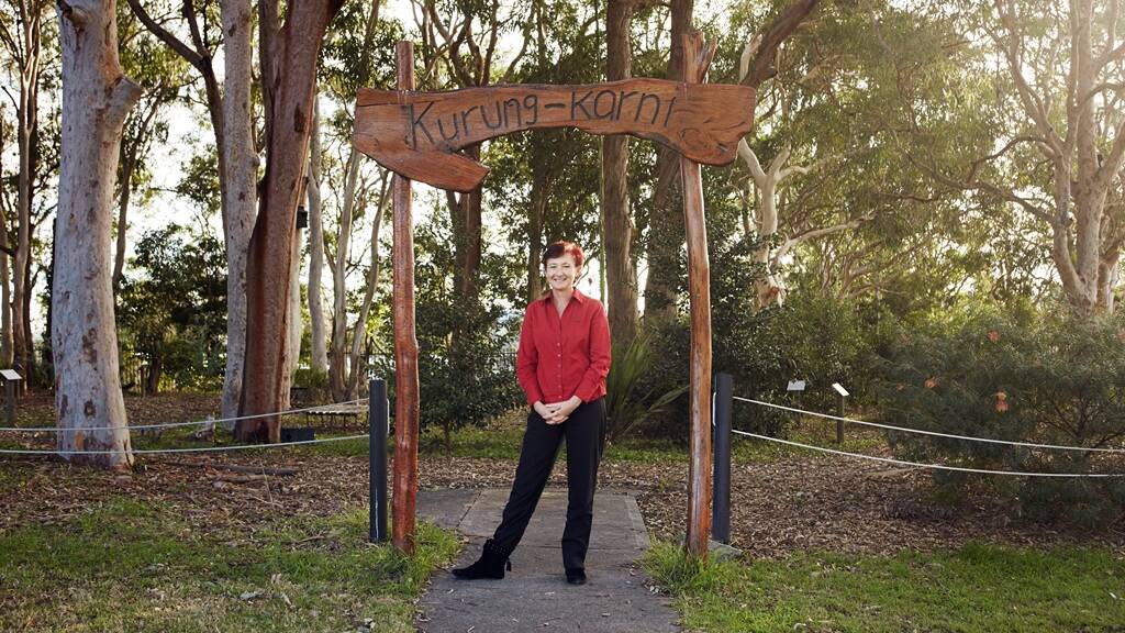 ENVIRONMENT: Teacher and librarian Robin Balcomb at Mannering Park Public School. Picture: Supplied
