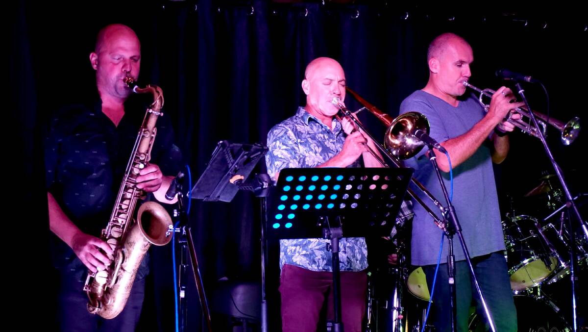 TIGHT: The Rehab Brass Band have been on the bill at the Gallipoli Legion Club after Key Player Productions started to bring live acts to the venue on Thursday nights. 