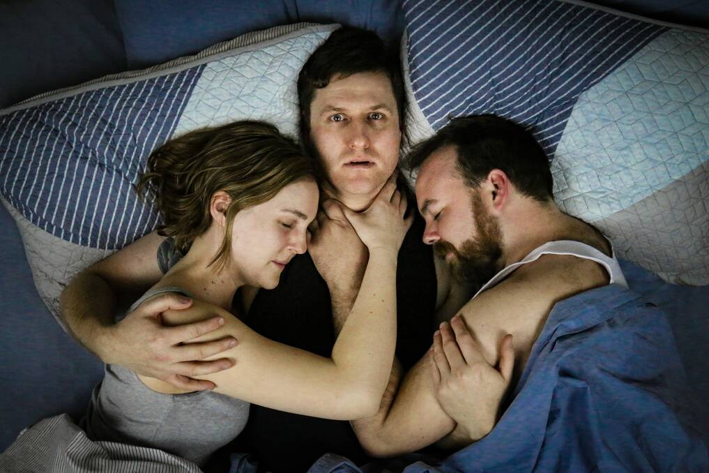 LOVE TRIANGLE: Mike Bartlett's hit play Cock will be staged in Newcastle. . 