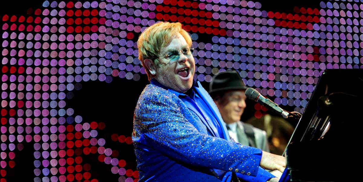 TINY DANCER: Award-winning singer-songwriter and piano man Elton John is playing all his hits from the last five decades at Hope Estate this Saturday.