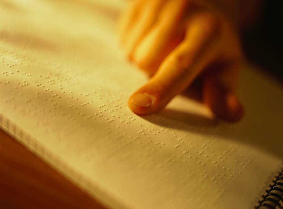 BIG STEP: Braille education remains important for developing reading skills among children who are visually impaired.