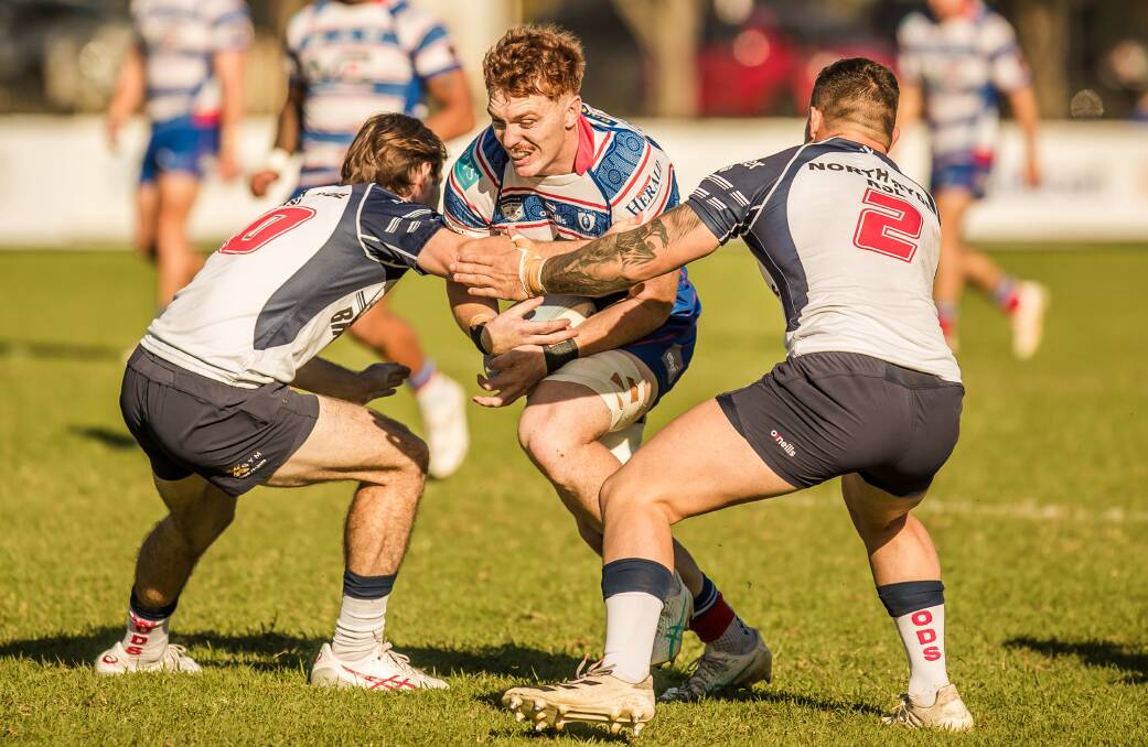 Hunter's Elyjah Crosswell playing against Eastwood at No.2 Sportsground on Saturday. Picture by Stewart Hazell