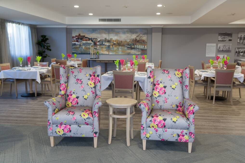 The new east wing at Mayfield Aged Care provides an extra 42 beds. Rooms are fully equipped but there is still space for personal items from home. 