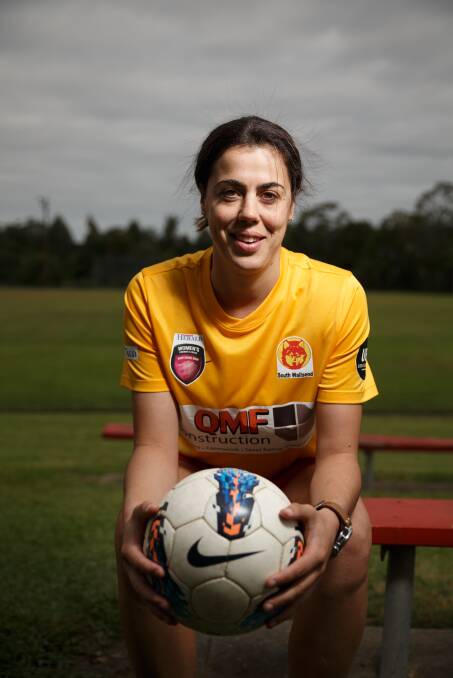 STRONG SIGNS: Former W-League Jets player is showing continual improvement for South Wallsend in Herald Women's Premier League. Picture: Max Mason-Hubers