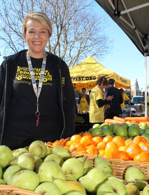 WASTE NOT, WANT NOT: OzHarvest Newcastle manager Monique Maguire used the charity's Think.Eat.Save campaign to raise awareness about food waste.