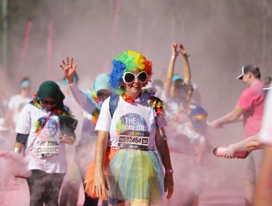 Color Run action