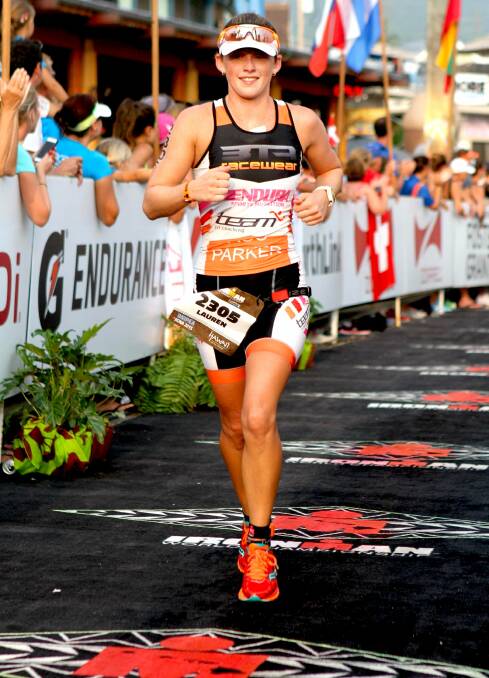 TALENTED: Lauren Parker placed second at the 2015 Ironman World Championships in Kona, Hawaii. Picture: Supplied