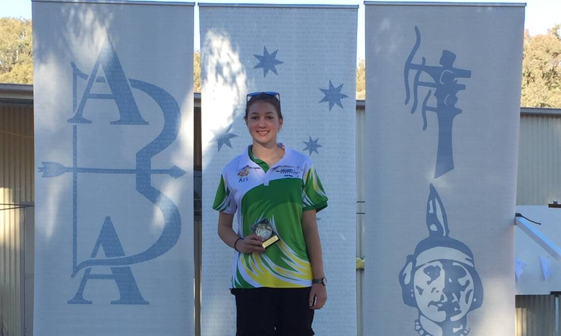 ON TARGET: Annaleigh Carter has had a meteoric rise in archery and will compete on the world stage in September.