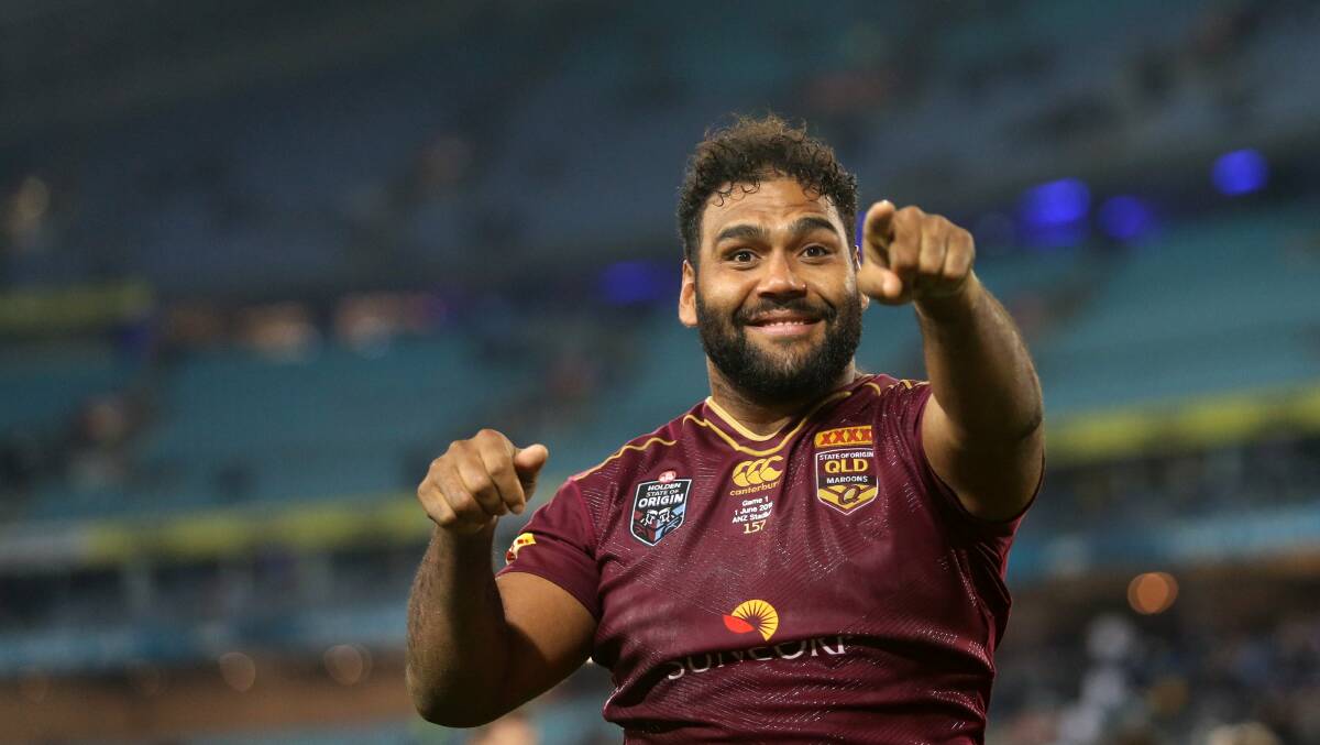 BAD LOOK: Sam Thaiday's post-match comments overshadowed Queensland's State of Origin win over NSW at ANZ Stadium last night. Picture by Jonathan Carroll.