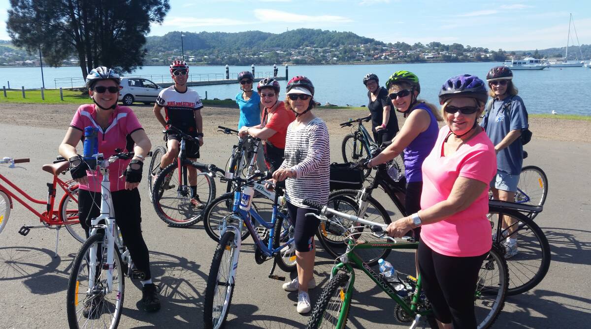 FOR EVERYONE: The She Rides program introduces women to various cycling paths in their area as well as giving them confidence on the bike.