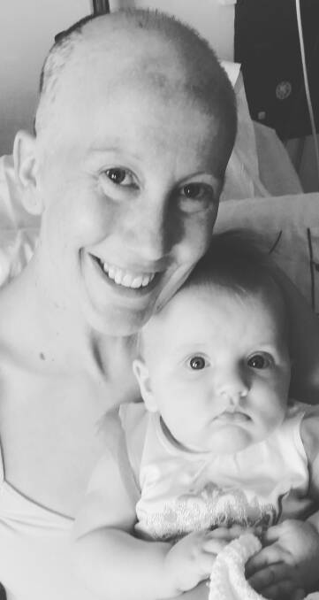 FROM THIS: Macquarie Hills mother Lisa Greissl fought a rare and aggressive form of cancer over a six-month period and credits her specialist for saving her.