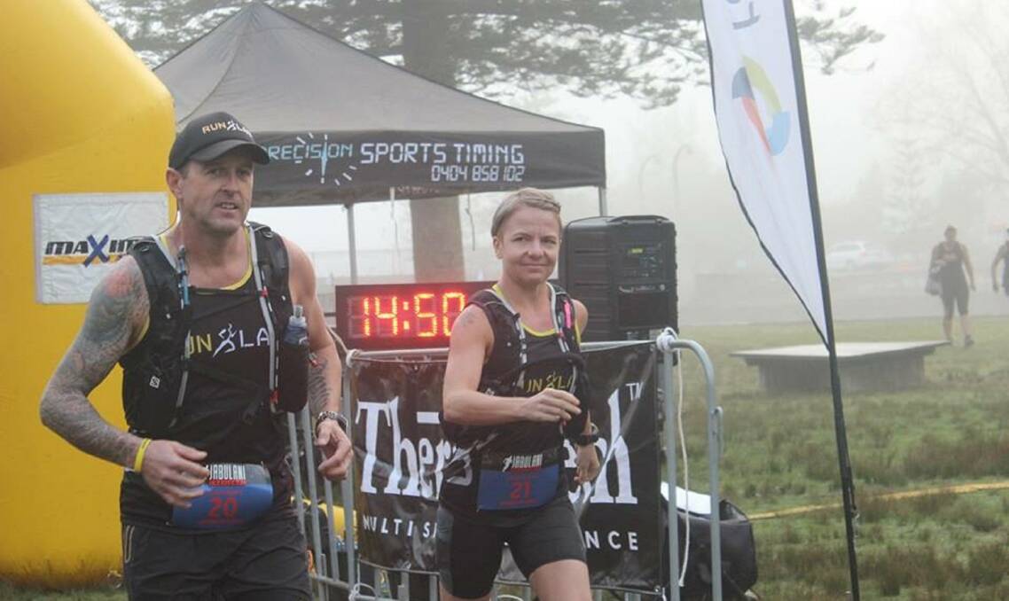 TOUGH: Justin and Renae Brock have set their sights on a new challenge after conquering the gruelling 100 kilometre ultra trail run in the Blue Mountains.