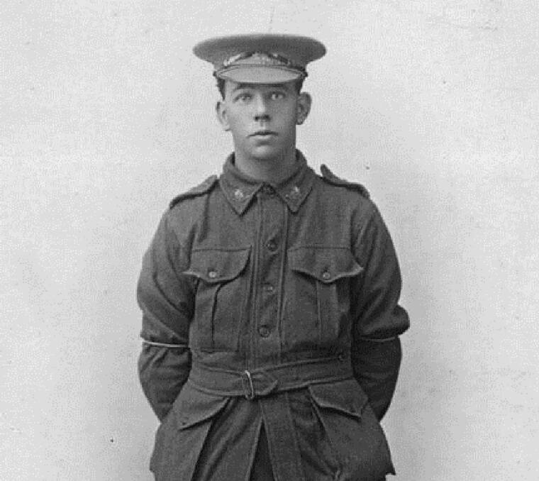 FALLEN: Boolaroo's Private Henry Alfred Cressy lost his life in the Battle of Fromelles on July 19, 1916.