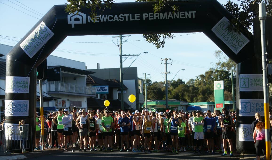 PERFECT CONDITIONS: More than 1500 participants turned out for the Lake Macquarie Running Festival on Sunday. Picture: Jonathan Carroll