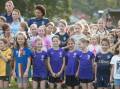 Jets leading striker Sarina Bolden at a sold-out girls only clinic in New Lambton on Monday ahead of the club's historic semi-final in Maitland. Picture by Jonathan Carroll