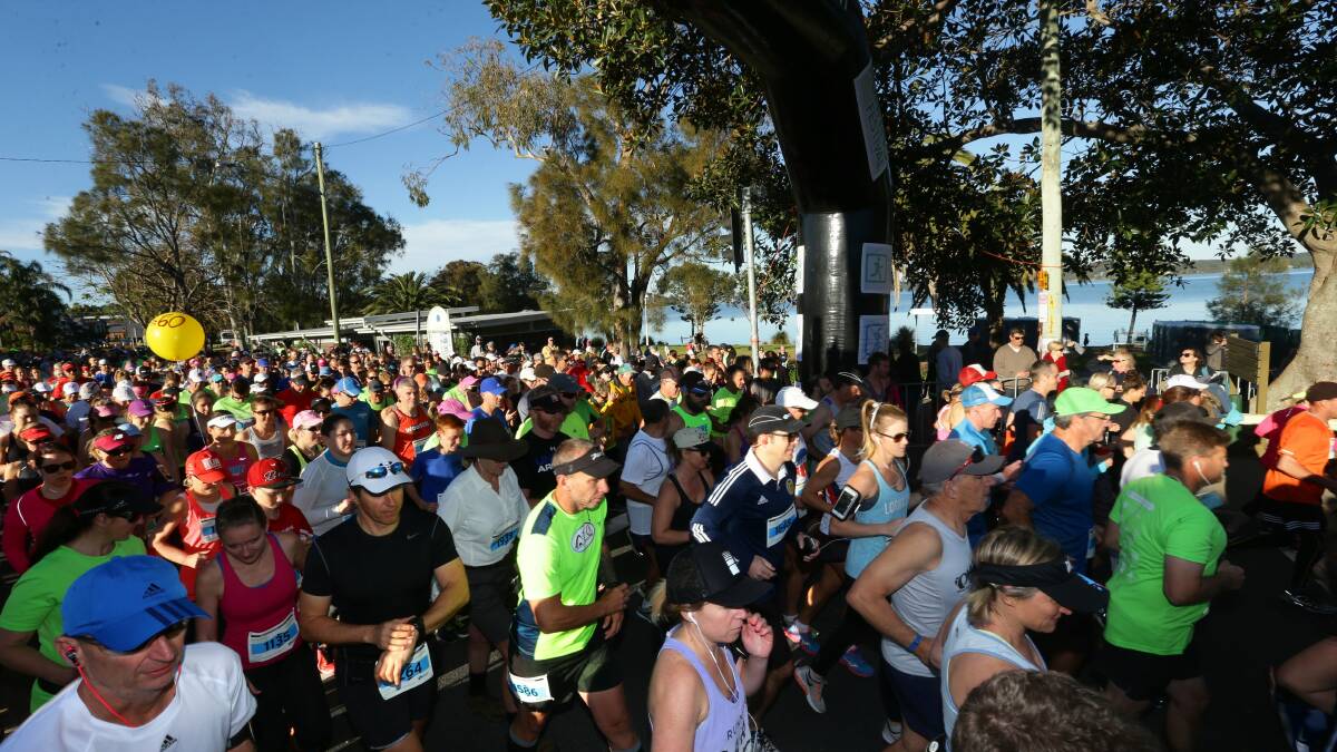 Runners turned out in force and enjoyed perfect conditions for the Lake Macquarie Running Festival on Sunday. Pictures by Jonathan Carroll
