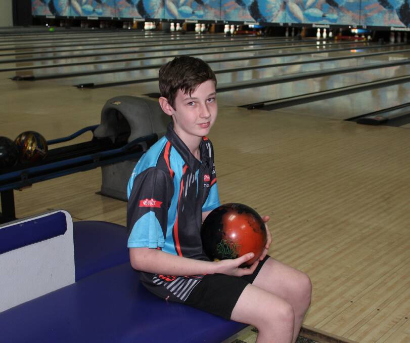 FLAWLESS: Thomas Mitchell entered the history books this month as the youngest person in Australia to achieve a perfect score of 300 in tenpin bowling.