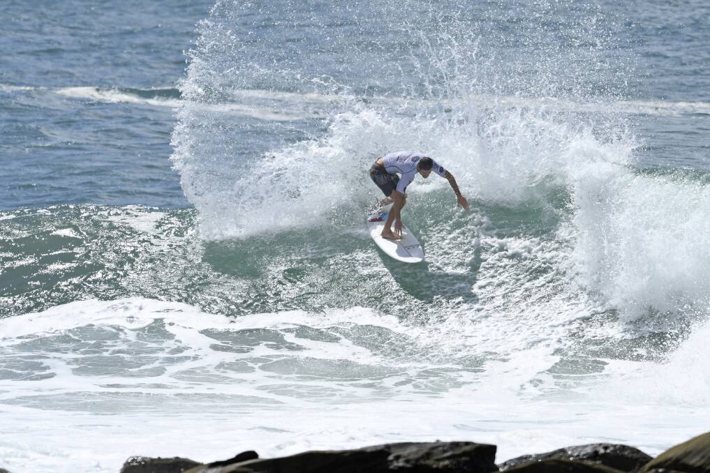 Port Stephens Toyota NSW Men's QS1000 contender Dean Bowen. Picture: Ethan Smith / Surfing NSW