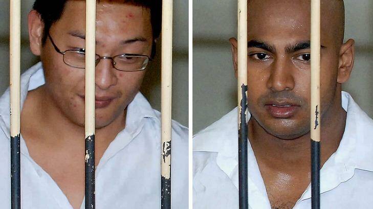 Condemned Australians Andrew Chan and  Myuran Sukumaran will likely face execution by Indonesian firing squad Tuesday night. Photo: Jewel Samad