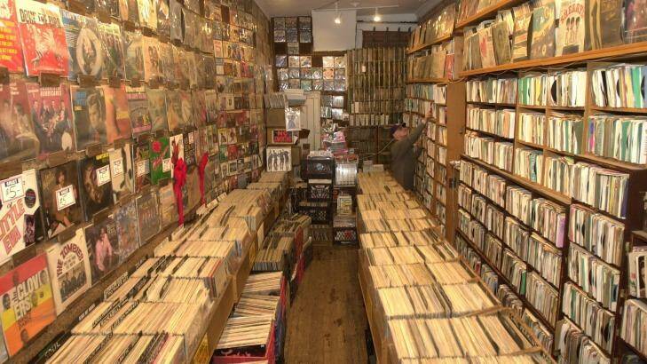 House of Oldies at 35 Carmine Street, New York has thousands of vintage record albums for sale.  Photo: New York Daily News
