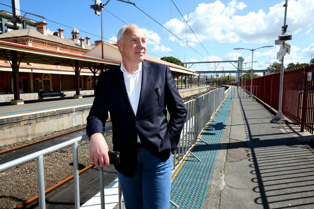 VISION VISITOR: Sir Bob Parker, former mayor of Christchurch, visited Newcastle to discuss ways the city's old train station might be put to new use as part of the Revitalising Newcastle sessions held by UrbanGrowth NSW.