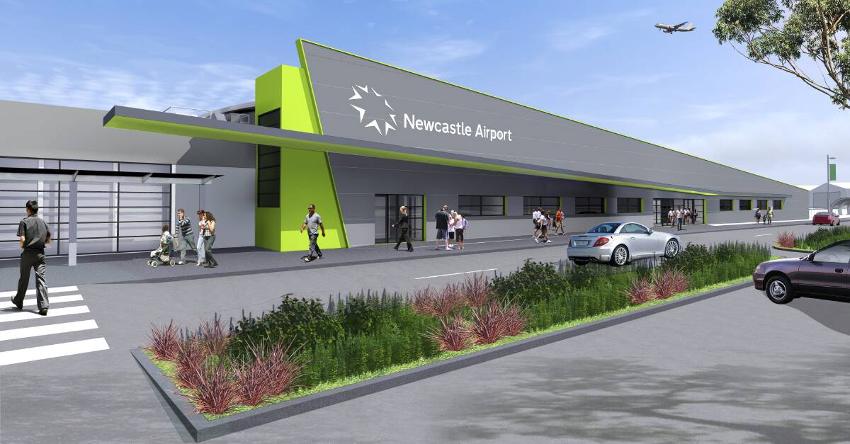 ON TRACK: Newcastle Airport.