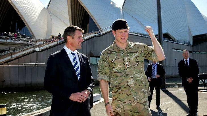 Prince Harry made only one public appearance during his visit to Australia. Photo: Gregg Porteous