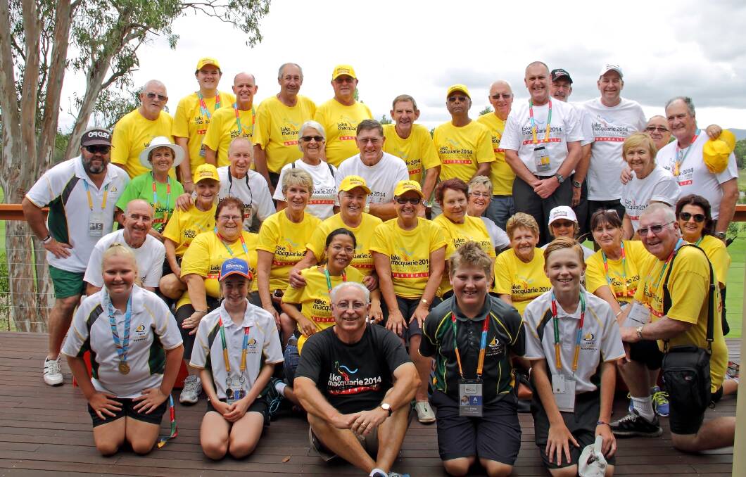 NST NEWS. Some of the 2014 Lake Macquarie International Children's Games volunteers. Picture: Bruce James