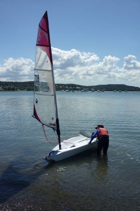 RETURN: Teralba Amateur Sailing Club's juniors are back on the water.