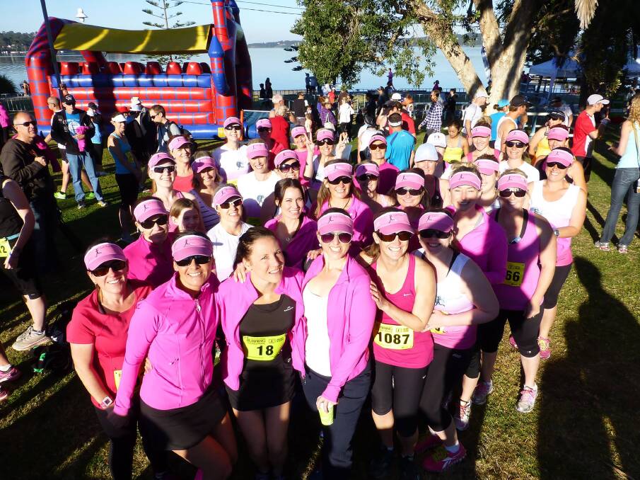 The Night Striders at the 2013 Lake Macquarie Running Festival. Boolaroo mum-of-two Simone McNamara has been a member since March 2013 and will enter the running festival's half marathon this year alongside some of her fellow Night Striders.