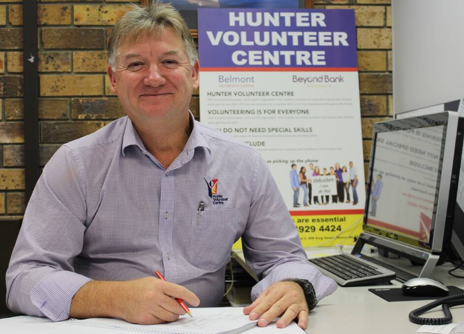  Hunter Volunteer Centre manager Tony Ross.