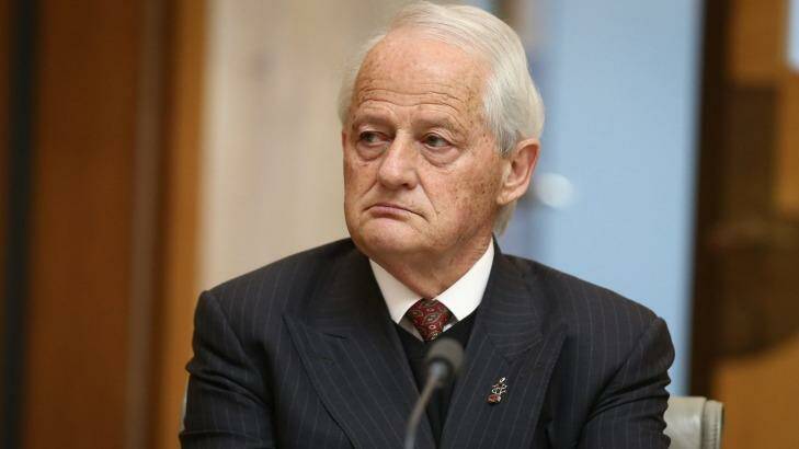 Restrictions on police would require them to seek permission from elected officials before sharing information that could lead to the death penalty, says Philip Ruddock. Photo: Alex Ellinghausen