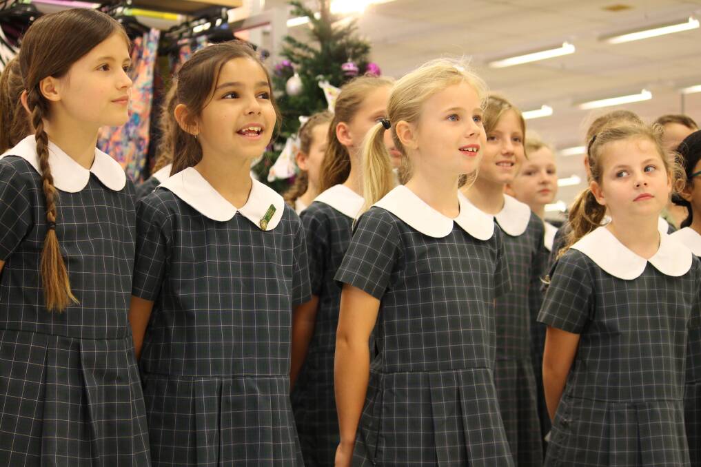 St Philip's Christian College launch the Kmart Wishing Tree