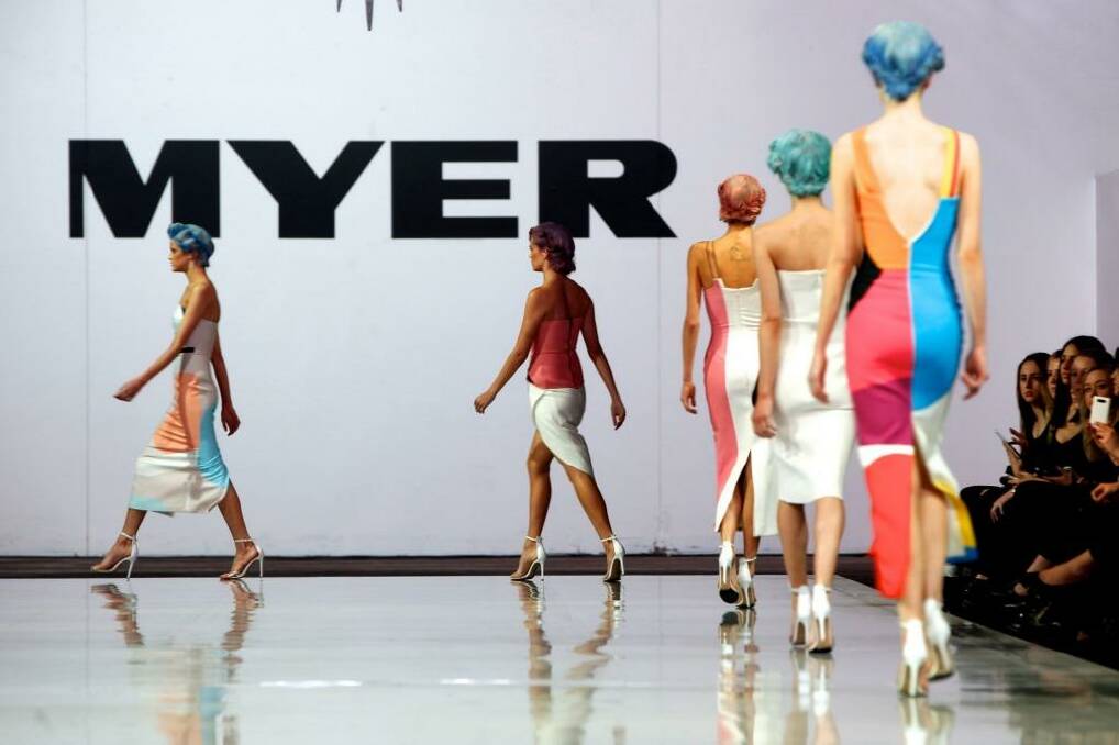Investors see Myer facing more competition from a reinvigorated David Jones and a raft of newly arrived fashion competitors. Photo: Steven Siewert
