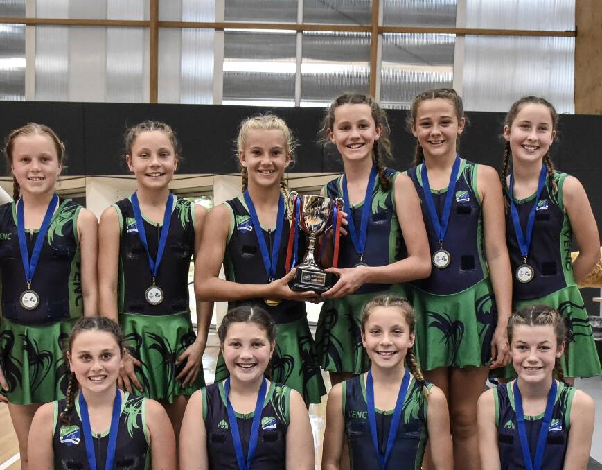 2015 Schools Netball Cup State Final winners years 5/6 mixed - Valentine Public School.
