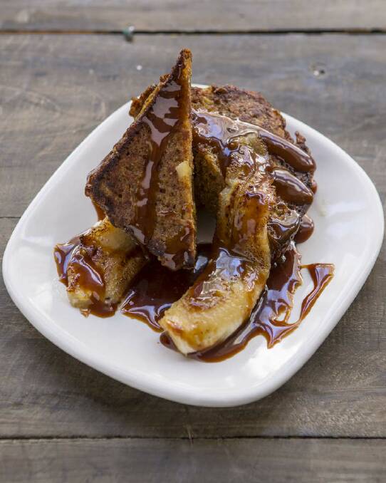 For the spice-loving, sweet-tooth mum: Frank Camorra's spiced bread with caramel banana <a href="http://www.goodfood.com.au/good-food/cook/recipe/spiced-bread-with-caramel-banana-20140106-30d6t.html"><b>(Recipe here).</b></a> Photo: Marina Oliphant
