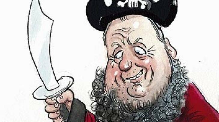 Pirates won't be subject to the 'three strikes' scheme - at least not for the next 12 months. Photo: John Shakespeare