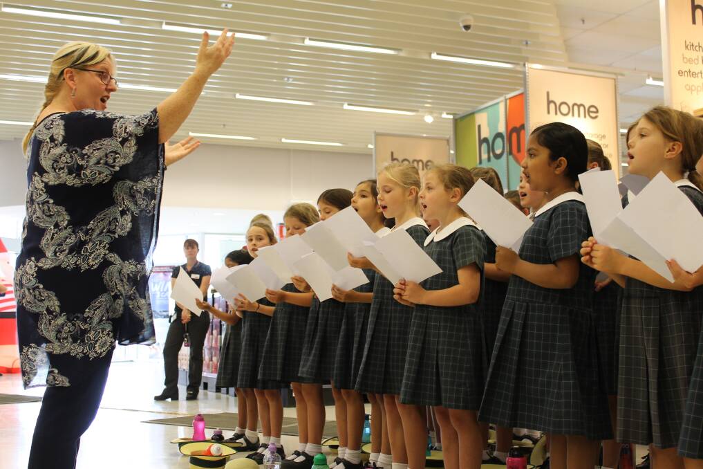 St Philip's Christian College launch the Kmart Wishing Tree