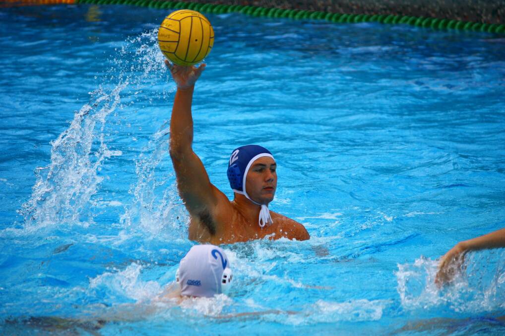 Lucas Mackaway  at the under-20s state water polo championships in Parramatta in May.